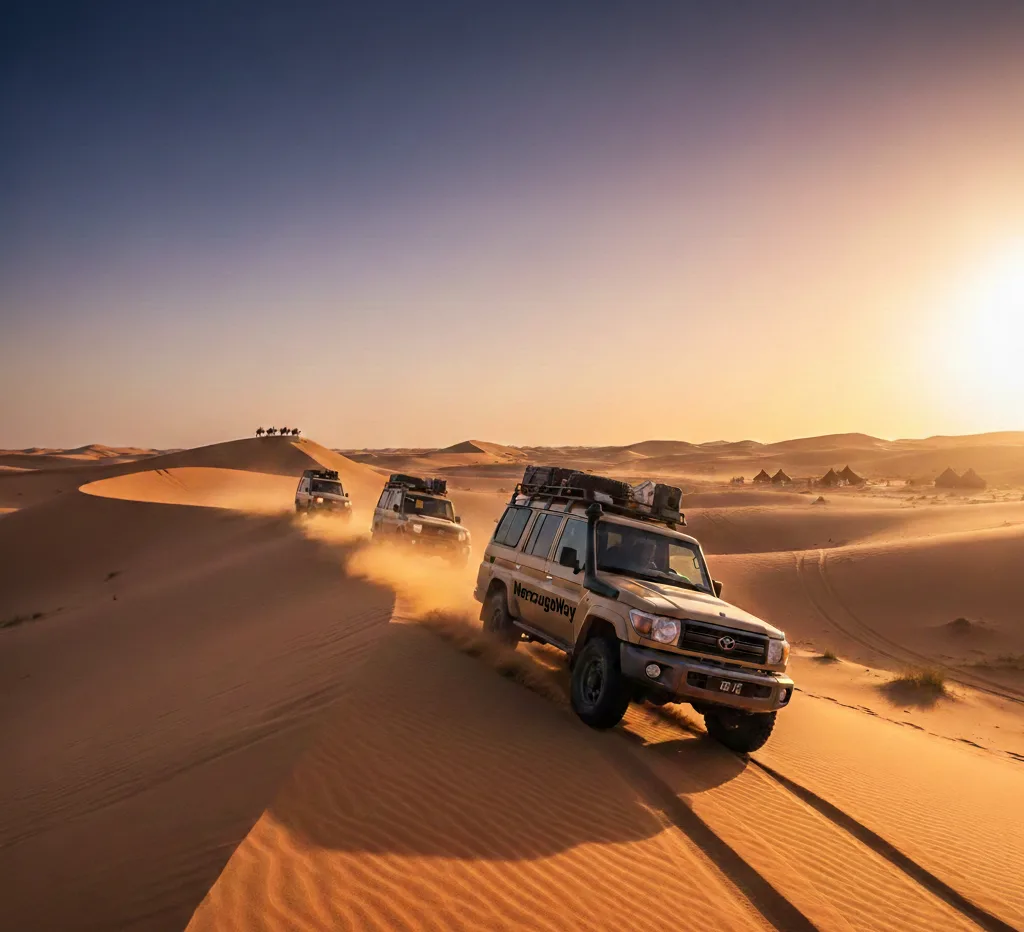 Tour de 4x4 nas dunas do Erg Chebbi